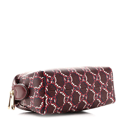 Gucci GG Supreme Shadow Toiletry Pouch Rosso Ancora Red 4 of 8