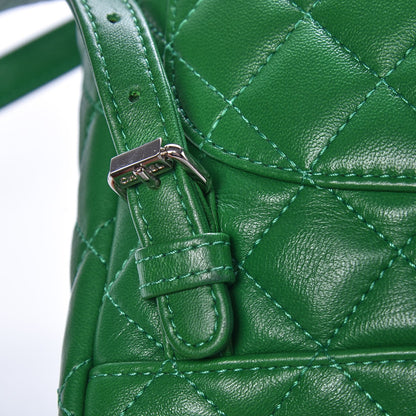 Chanel Lambskin Quilted Small Urban Spirit Backpack Green 13 of 13