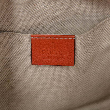 Gucci Pebbled Calfskin Small Soho Disco Bag Sun Orange 6 of 7