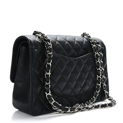 Chanel Caviar Quilted Medium Double Flap Black 3 of 10