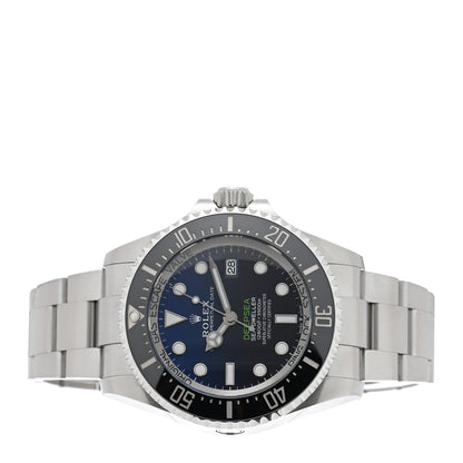Rolex Stainless Steel 44mm Oyster Perpetual Date Sea-Dweller Deepsea James Cameron Watch Blue 136660 2 of 5