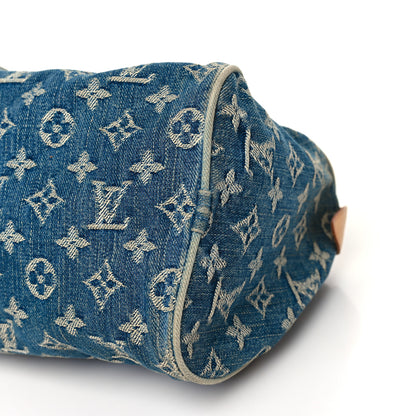 Louis Vuitton Monogram Denim Neo Speedy Blue 9 of 11