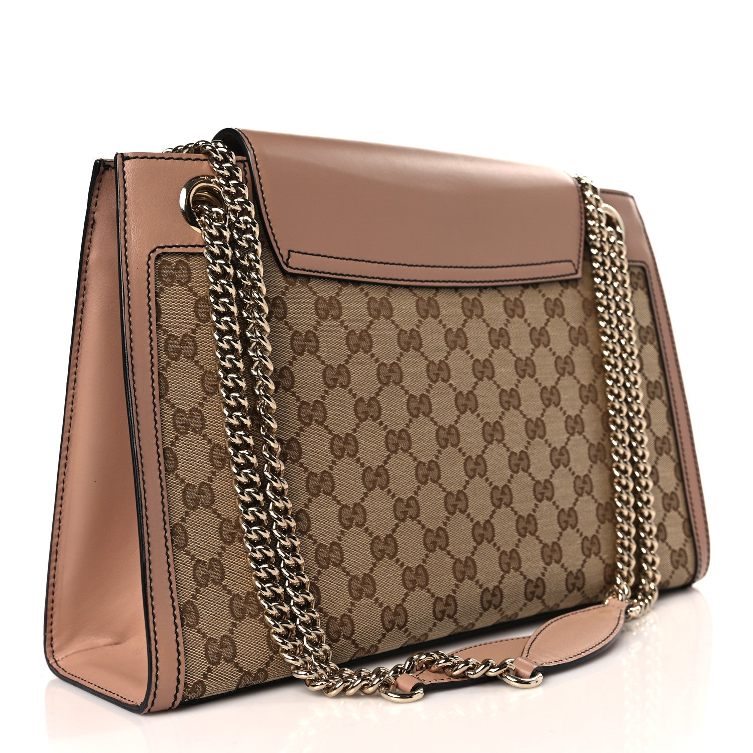 Gucci Monogram Large Emily Chain Shoulder Bag Light Pink 3 of 10