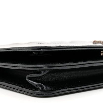 Chanel Caviar Quilted Vintage Mademoiselle Wallet On Chain WOC Black 10 of 14