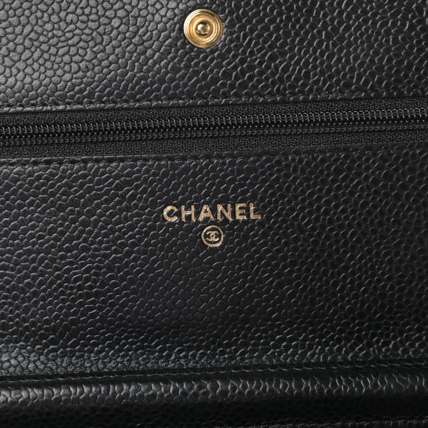 Chanel Caviar Quilted Wallet On Chain WOC Black 6 of 11