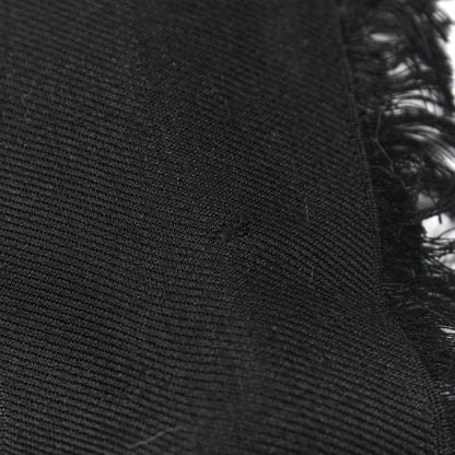 Louis Vuitton Silk Wool Monogram Shawl Black 8 of 8
