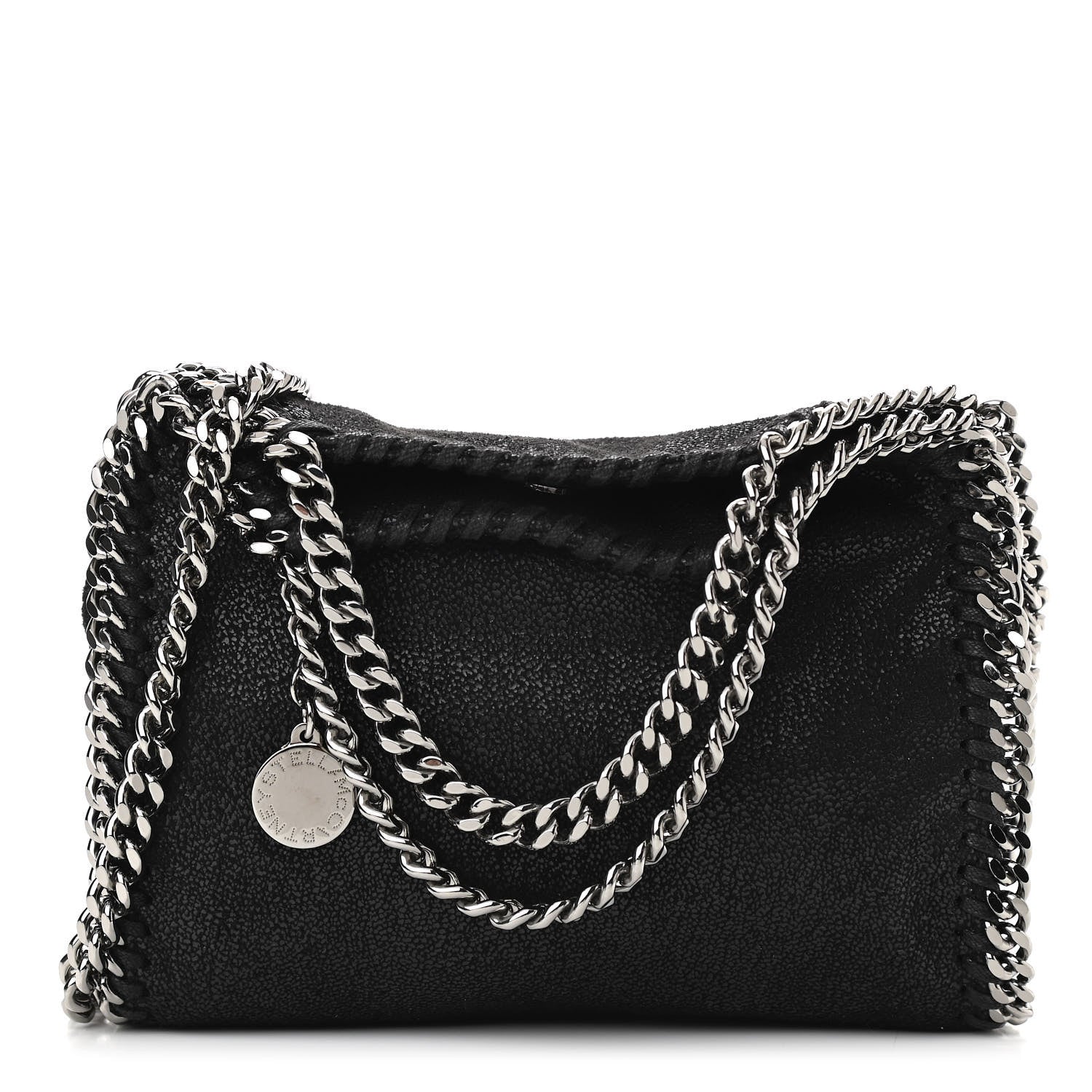 Stella McCartney Shaggy Deer Tiny Falabella Tote Black 1 of 11