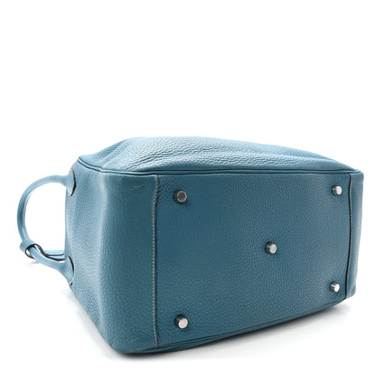 Hermes Taurillon Clemence Lindy 34 Bleu Jean 4 of 10