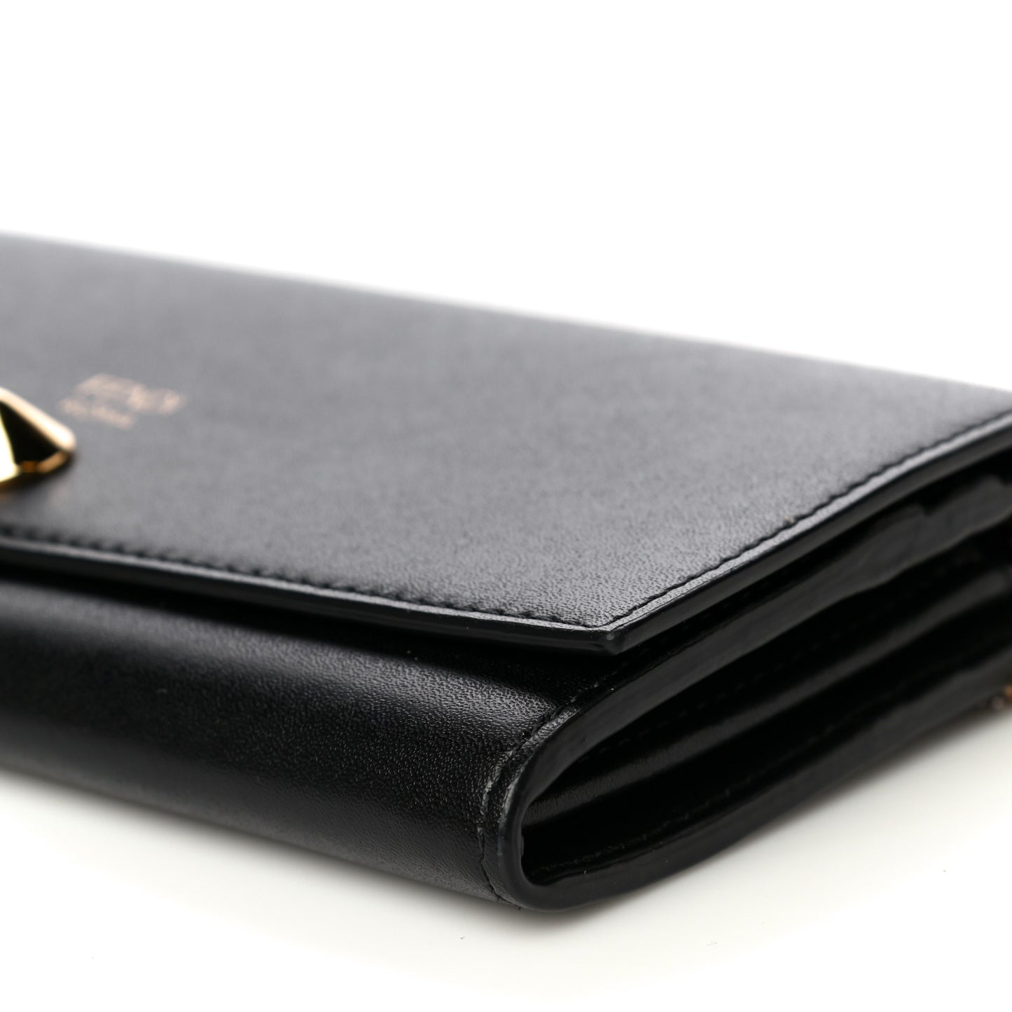 Vitello Liberty Century Lucido By The Way Continental Wallet On Chain Black