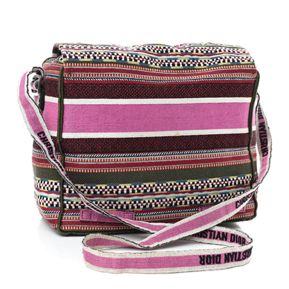 Christian Dior Canvas Embroidered Diorcamp Messenger Vert Multicolor 3 of 8