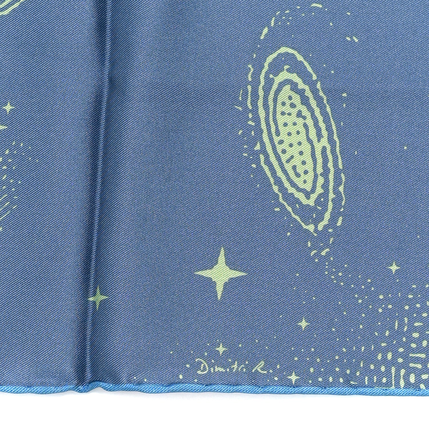 Hermes Silk Double Face Clair De Lune Scarf 90 Vieux Rose Jaune 10 of 11