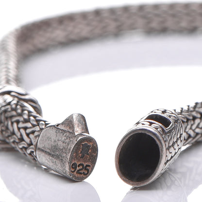 John Hardy Sterling Silver Bamboo Heart Charm Bracelet 4 of 5