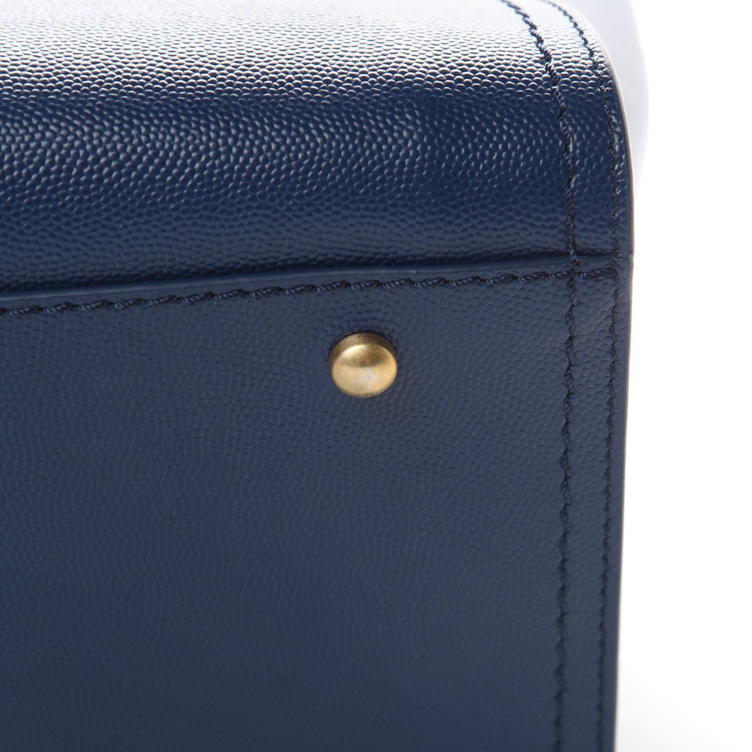 Chanel Caviar Small Studded Deauville Tote Navy 13 of 14