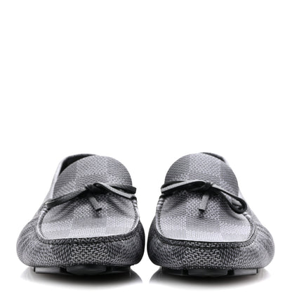 Louis Vuitton Damier Eclipse Driver Mocassin 10 Black 3 of 9