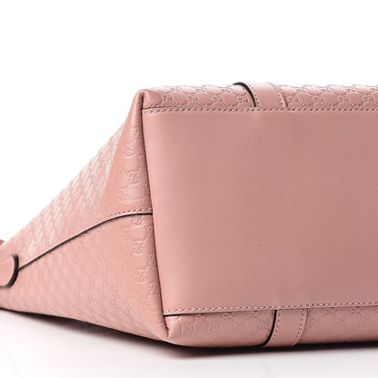 Gucci Soft Microguccissima Medium Zippered Satchel Soft Pink 9 of 10