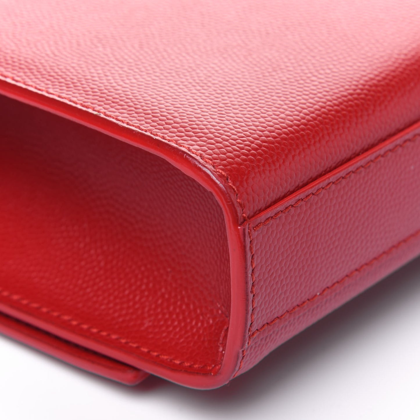 Grain De Poudre Classic Monogram Cassandre Clutch New Red