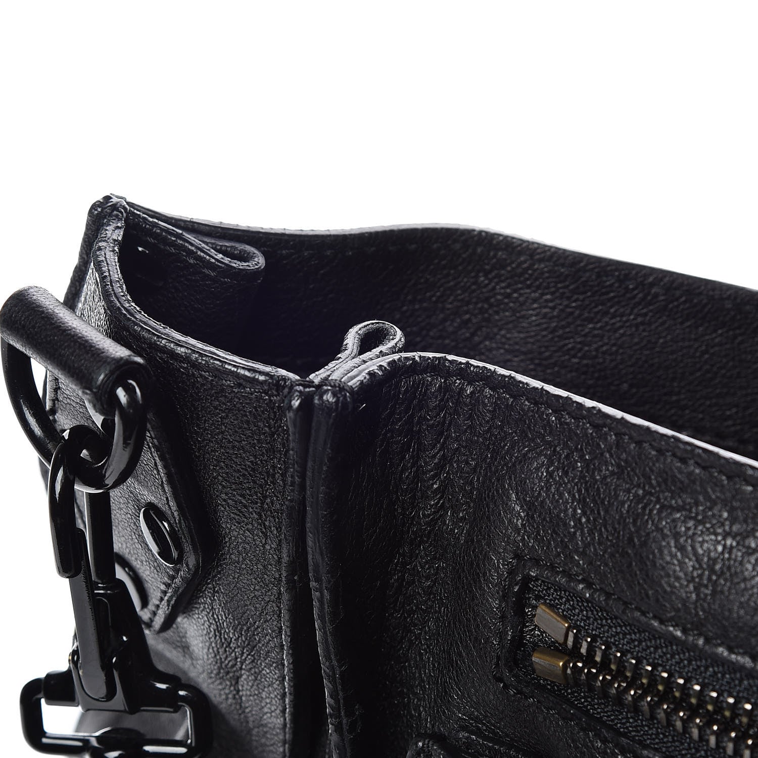 Proenza Schouler Lambskin PS1 Large Satchel Black 16 of 17