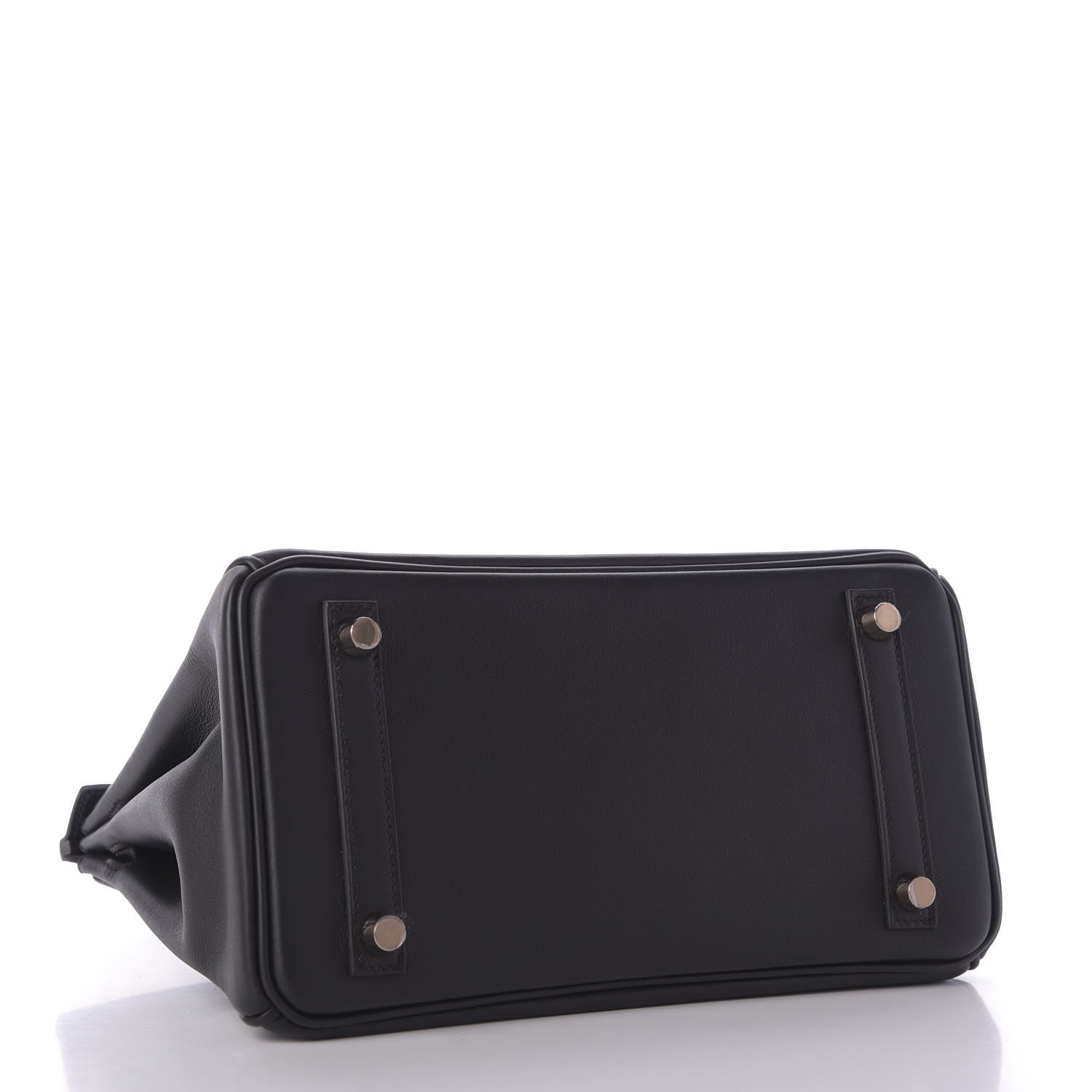 Hermes Swift Horseshoe Birkin 25 Black Prunoir 4 of 10