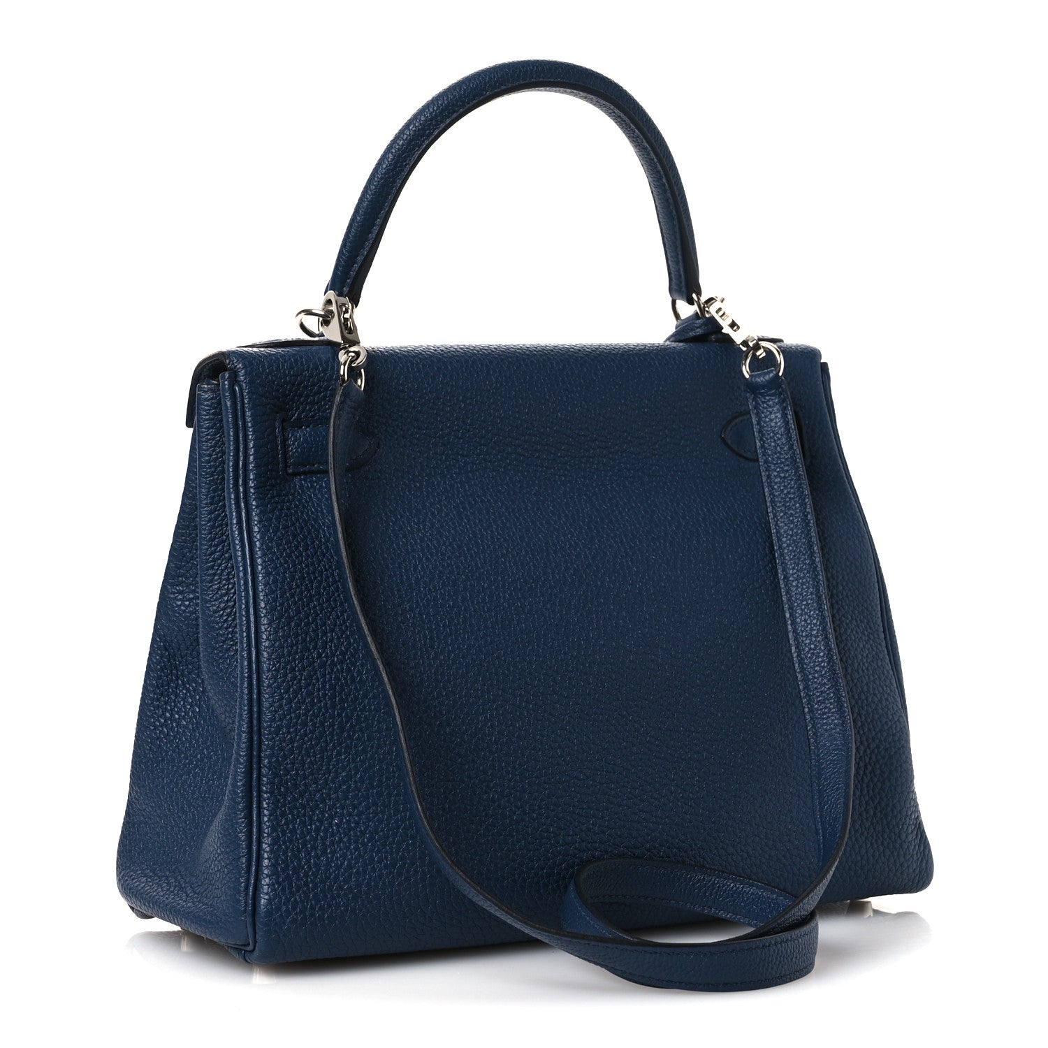 Hermes Togo Kelly Retourne 28 Bleu De Prusse 3 of 17