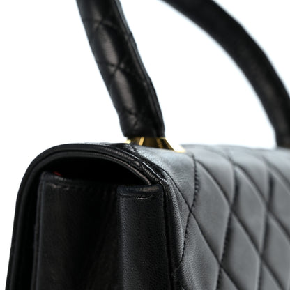 Chanel Lambskin Quilted Mini Kelly Flap Bag Black 14 of 14