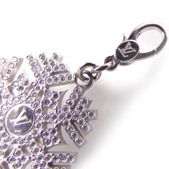 Louis Vuitton Charms de Monogram Diamond Snowflake Pendant 5 of 5