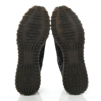 Louis Vuitton Calfskin Damier Run Away Sneakers 9.5 Graphite 5 of 12
