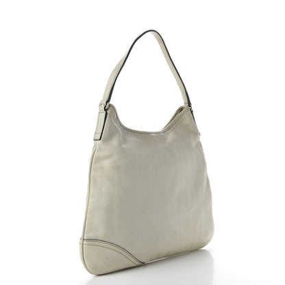 Gucci Calfskin Medium New Britt Hobo Off White 3 of 10