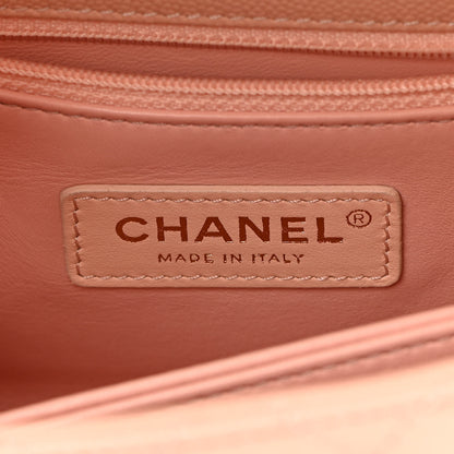 Chanel Caviar Quilted Mini Coco Handle Flap Light Pink 5 of 10