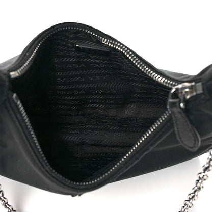Prada Nylon Re-Edition 2005 Shoulder Bag Black 5 of 10