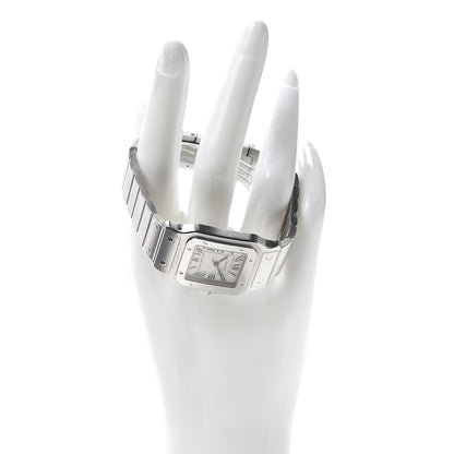 Cartier Stainless Steel 29mm Santos De Galbee Quartz Watch 2 of 7
