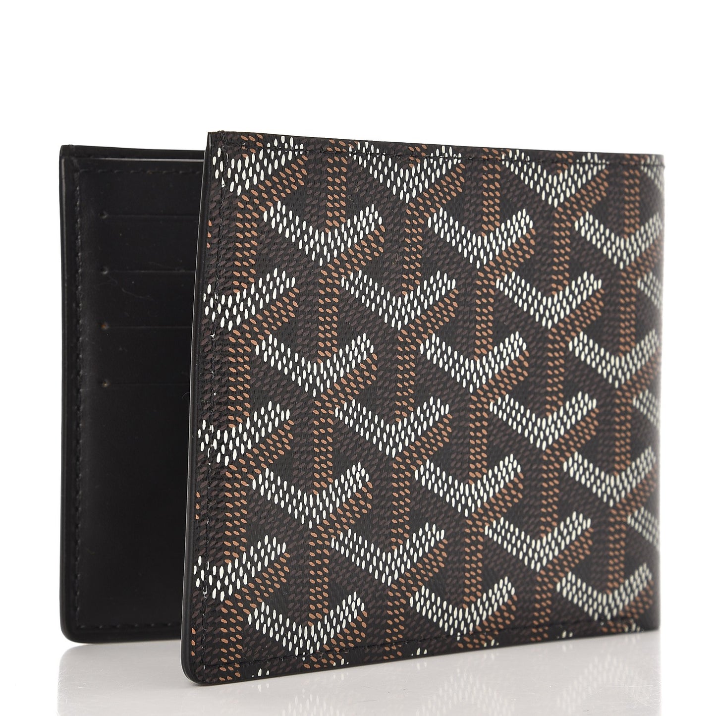 Goyardine Bi-Fold Victoire PM Wallet Black
