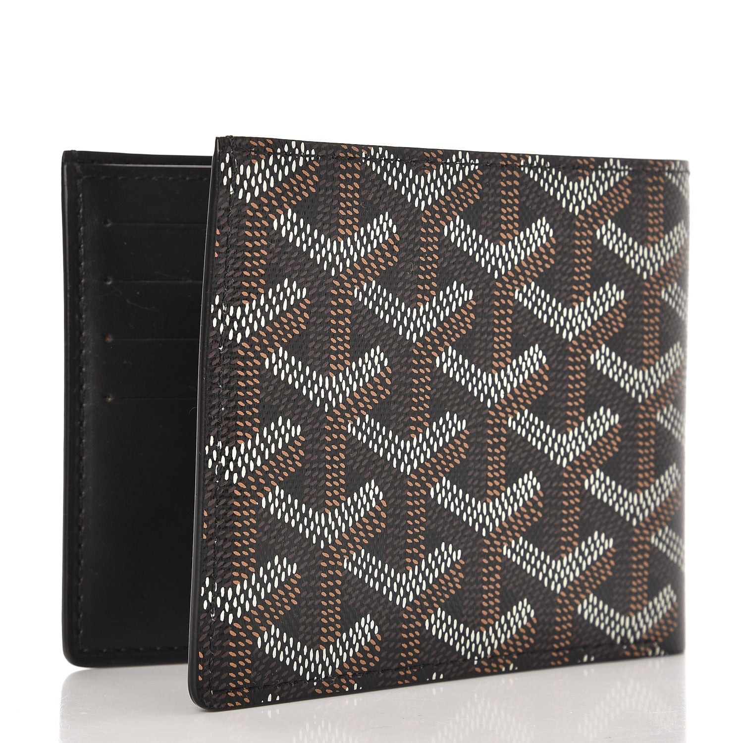 Goyard Goyardine Bi-Fold Victoire PM Wallet Black 3 of 8