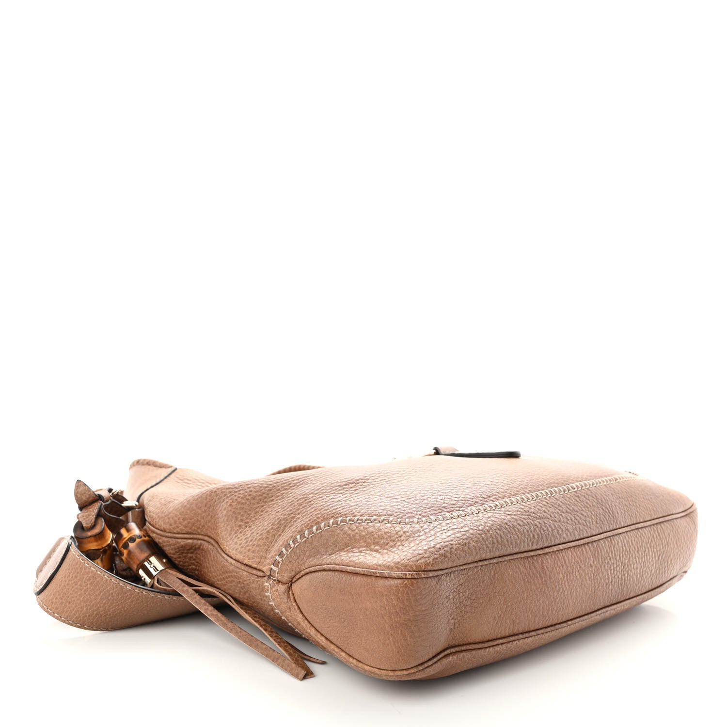 Gucci Pebbled Calfskin Medium New Jackie Shoulder Bag Brown 4 of 9