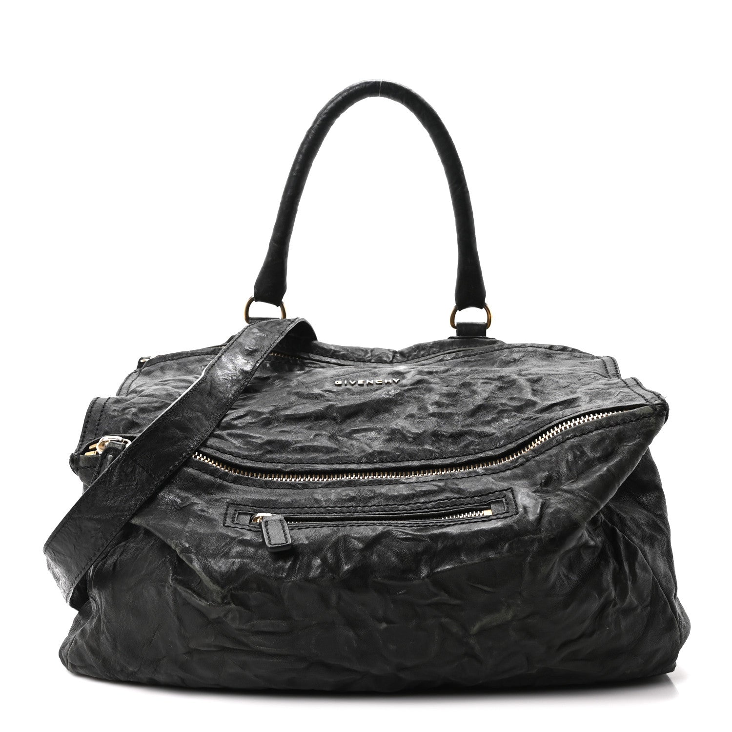 Givenchy Tumbled Sheepskin Large Pandora Black 1 of 10