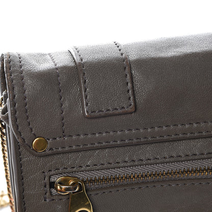 Proenza Schouler Lambskin PS1 Large Chain Wallet Smoke 18 of 20