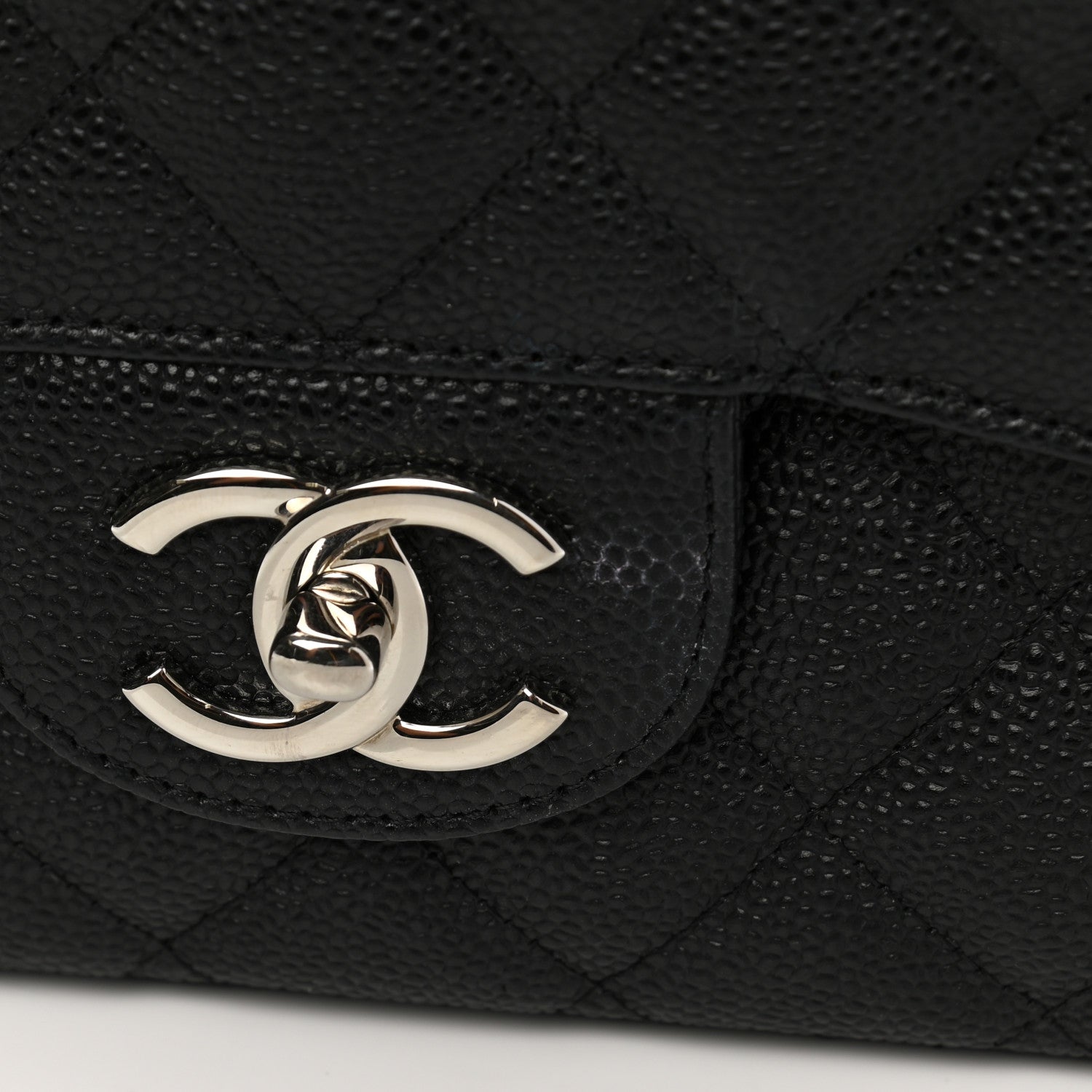 Chanel Caviar Quilted Maxi Double Flap Black 14 of 15