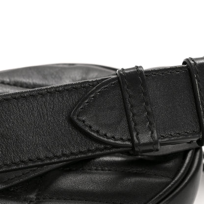 Gucci Calfskin Matelasse GG Marmont Belt Bag 75 30 Black 12 of 13