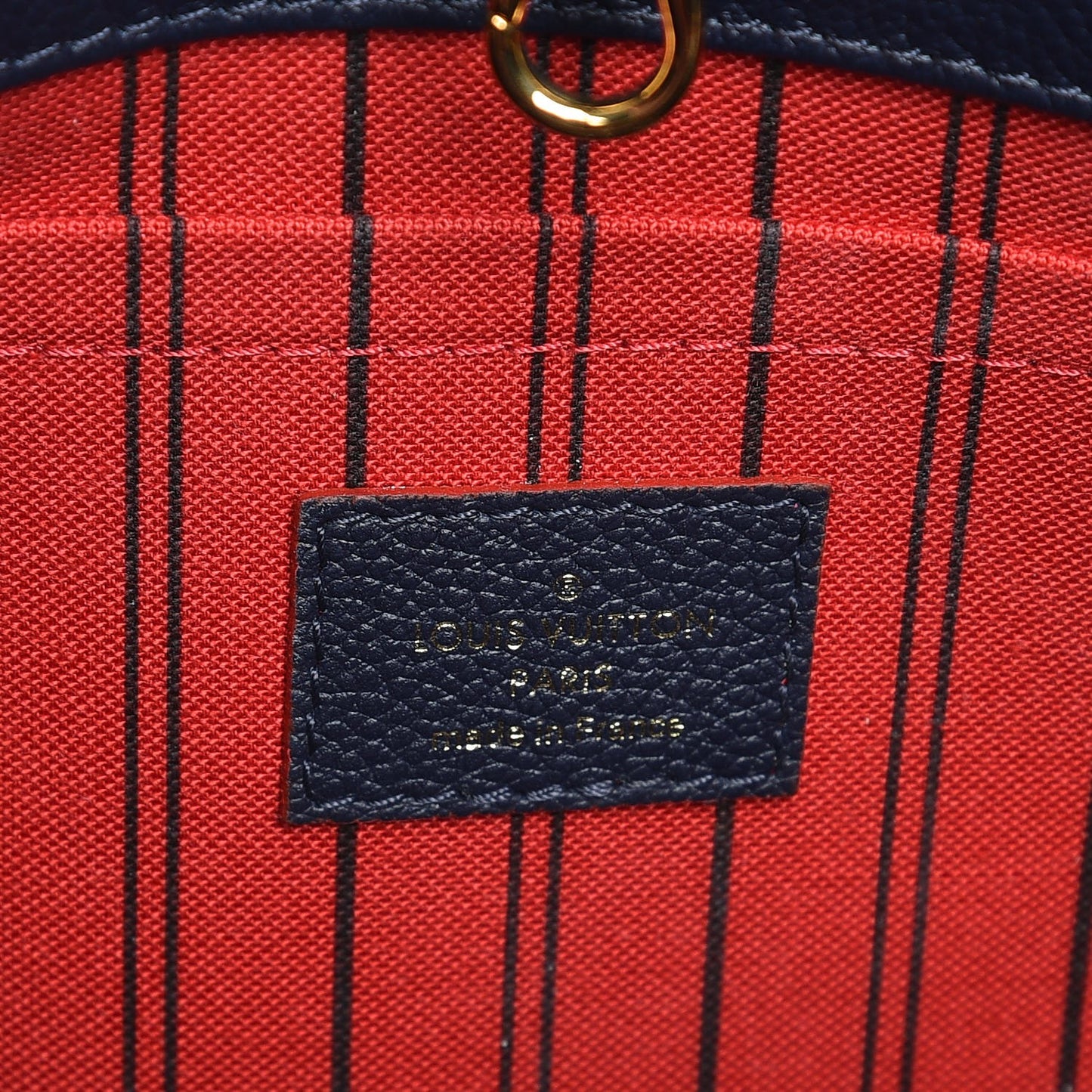 Empreinte Montaigne MM Marine Rouge