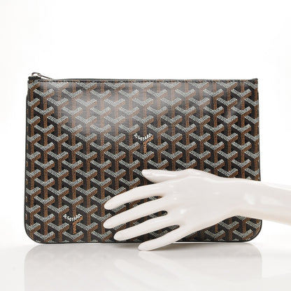 Goyard Goyardine Senat Pochette MM Black 2 of 8