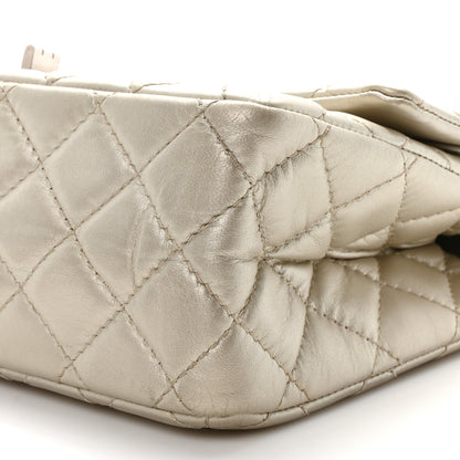 Chanel Metallic Lambskin Quilted 2.55 Reissue 226 Flap Silver 9 of 10