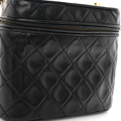 Chanel Lambskin Quilted Tassel Shoulder Bag Black 13 of 13