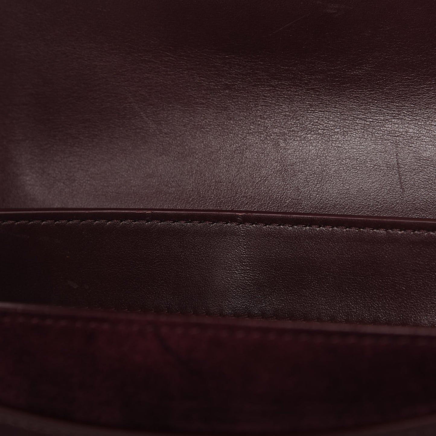 Calfskin Large Tess Bag Burnt Brown