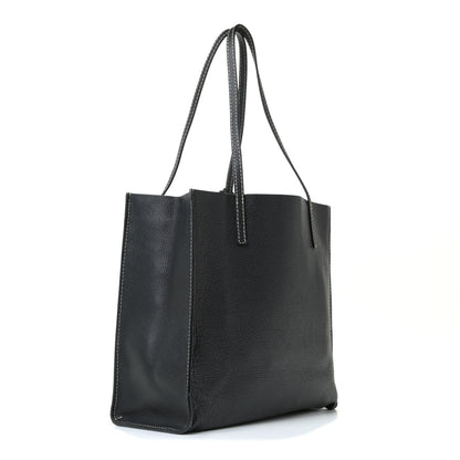 Marc Jacobs Grained Calfskin Grind Shopper Tote Black 2 of 16