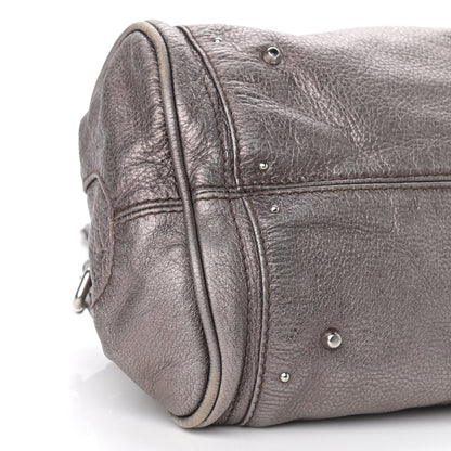 Chloe Metallic Calfskin Medium Paddington Satchel Silver 8 of 13