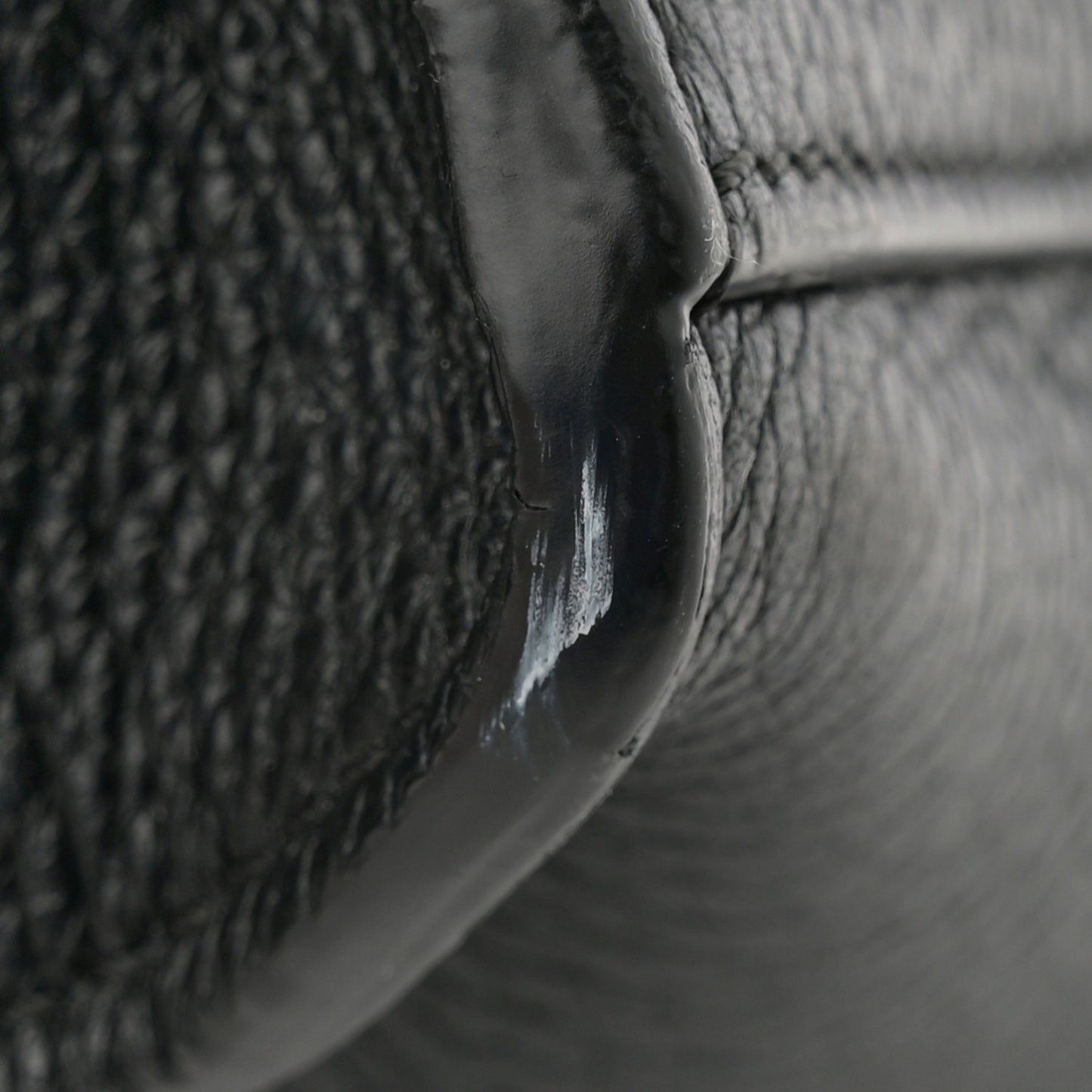 Supple Grained Calfskin Small Big Bag Black