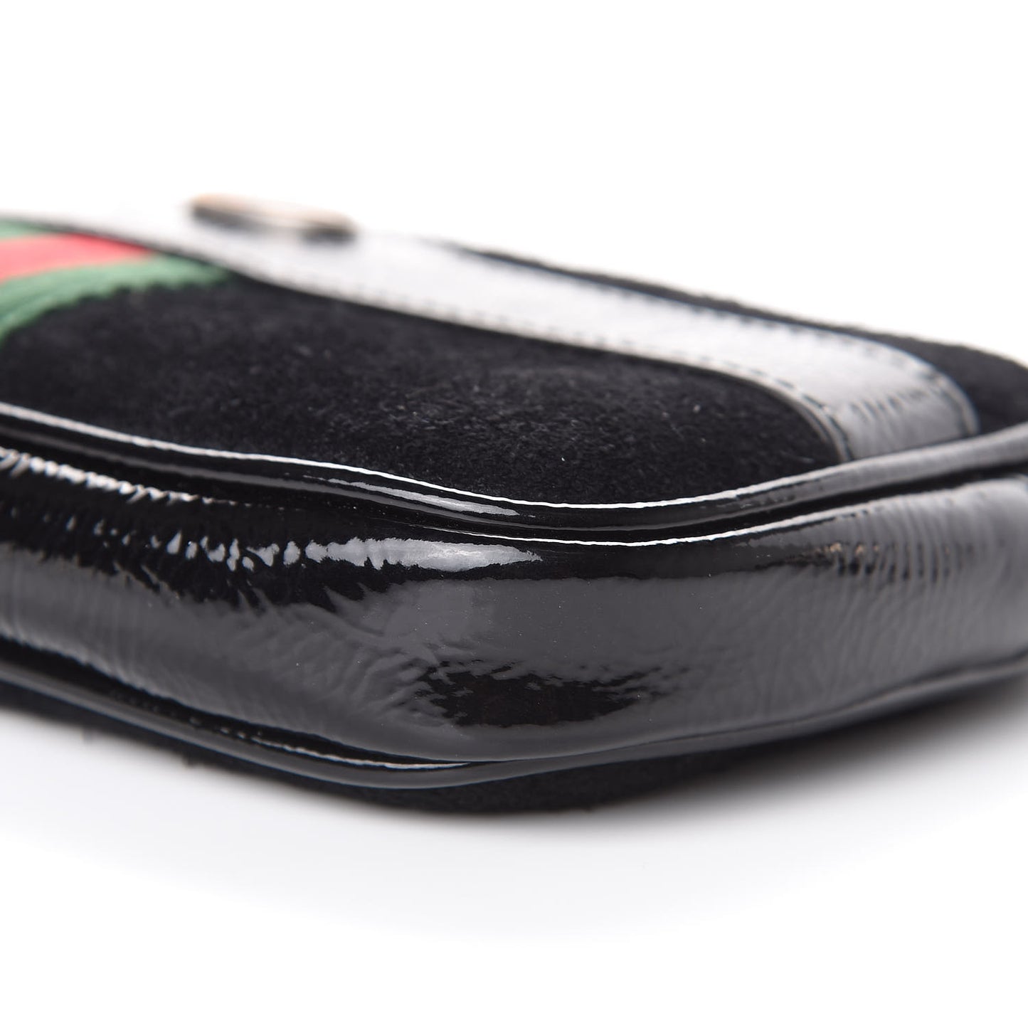 Suede Patent Ophidia Belted iPhone Case 85 34 Black