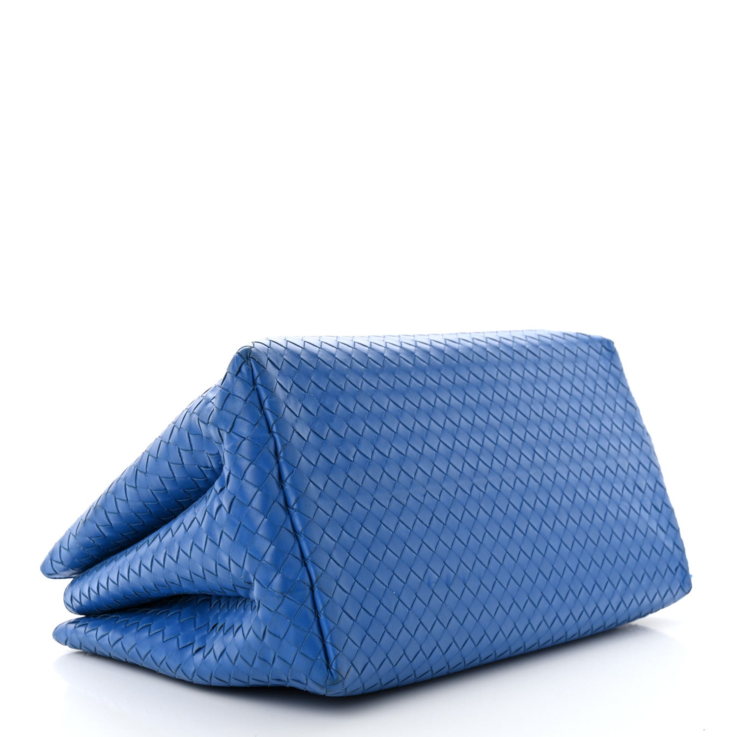 Bottega Veneta Light Calf Intrecciato Medium Roma Signal Blue 4 of 14