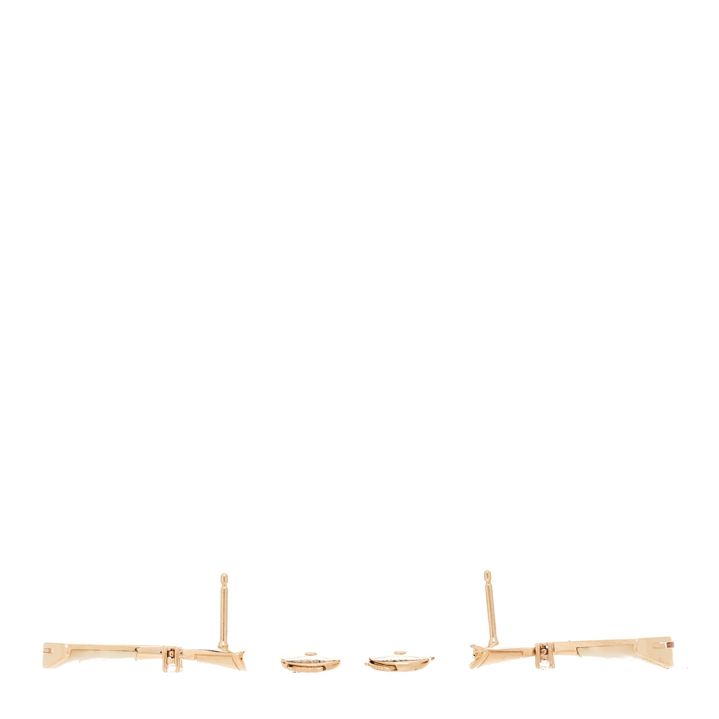 18K Rose Gold Diamond Mother of Pearl Divas' Dream Earrings