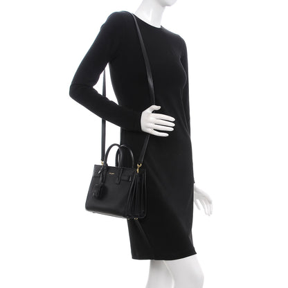 Saint Laurent Calfskin Nano Sac de Jour Black 2 of 8