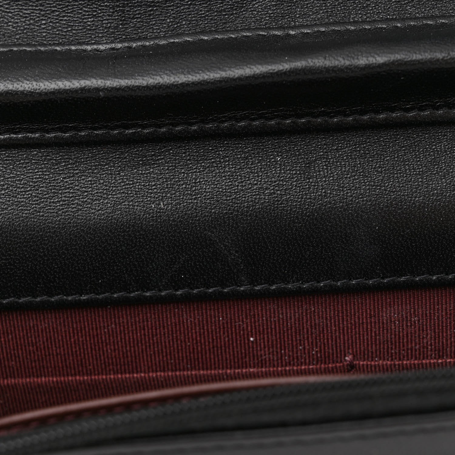 Chanel Lambskin Quilted Wallet On Chain WOC Black 12 of 13